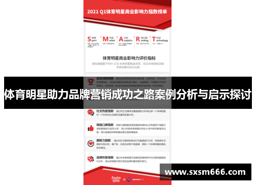 体育明星助力品牌营销成功之路案例分析与启示探讨